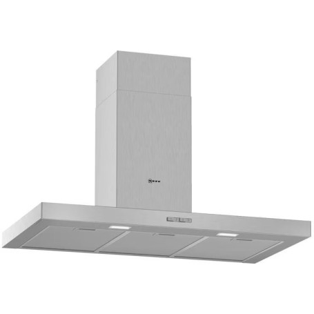 NEFF D92BBC0N0 N30 EEK: Cappa a parete D, larghezza 90 cm, scarico/ricircolo, LED, Clean Air, acciaio inox