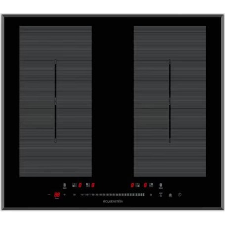 Piano cottura a induzione Wolkenstein WIF60-2FZF, larghezza 60 cm, touch/slider, 4 piani cottura