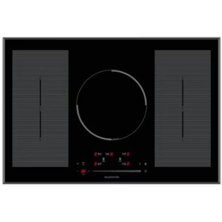 Piano cottura a induzione Wolkenstein WIF77-2FZF, larghezza 77 cm, touch control con funzione slider, 5 piani cottura