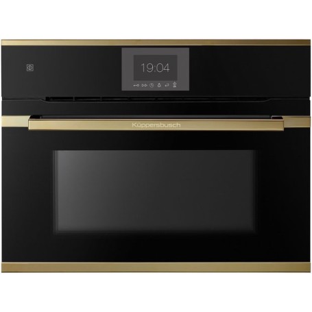 Küppersbusch CBM 6550.0 S4 , forno con microonde, nero / oro