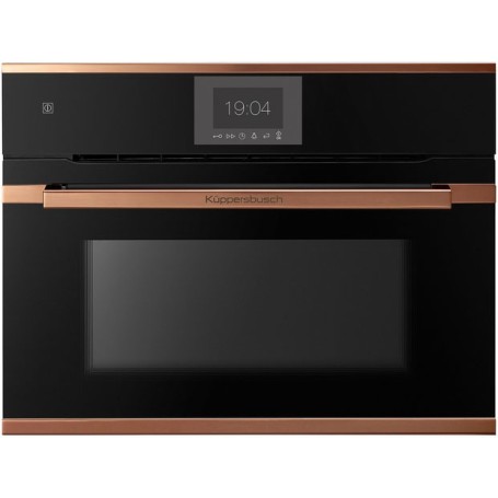 Küppersbusch CBM 6550.0 S7, forno con microonde, nero/rame