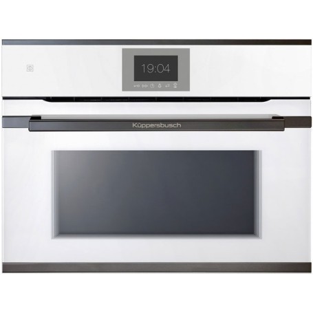 Küppersbusch CBM 6550.0 W2, forno con microonde, cromo bianco/nero