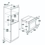 Küppersbusch B 6120.0 S Forno multifunzione da incasso B 6120.0 S finitura nero con maniglia design acciaio da 60 cm
