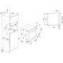Küppersbusch B 6200.0 S1, forno nero / acciaio inossidabile , 60CM