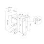 Küppersbusch FK 4545.1 i , frigorifero da incasso con congelatore, altezza 122 cm, EEK: E