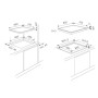 Küppersbusch KIG 9850.0 SR-DBA , piano cottura a gas/induzione 90 cm, senza cornice