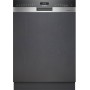 Siemens SN57ES00CD - classe extra - lavastoviglie parzialmente integrata, 60 cm, acciaio spazzolato