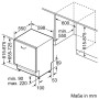Siemens SN65EX00BD - classe extra - lavastoviglie completamente integrata, 60 cm