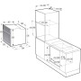 Gorenje BO6717E03X EEK: Forno da incasso, altezza nicchia 60 cm, 77 L, AirFry, funzione vapore, PerfectGrill