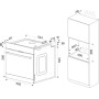 Amica EBX 943 600 S EEK: Forno da incasso, altezza nicchia: 60 cm, 77 L, ricircolo d'aria, 9 funzioni del forno