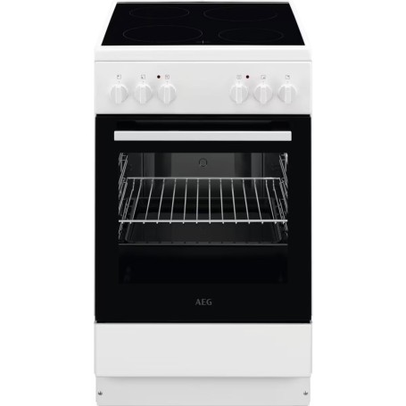 Fornello a libera installazione AEG CCB50080BW, 60 L, larghezza 50 cm, sportello facile da pulire