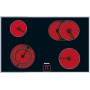 Miele KM 6031 EDST - piano cottura elettrico, cornice, zona rostiera, 79,4 cm (KM6031ED)