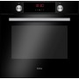 Amica EBX 944 610 SM EEK: Un forno da incasso XXL, largo 60 cm, 77 L, aria calda, SoftClose, estraibile telescopico, nero opaco