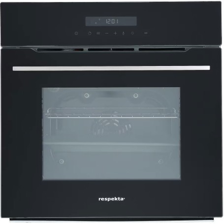 Respekta Pyro 9 Glass Touch EEK: forno da incasso, 59,5 cm di larghezza, 66 litri, aria calda, controllo touch, pulizia pirolisi