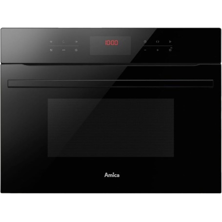 Amica EBC 841 600 S EEK: Un forno compatto da incasso con microonde, 44 L, aria calda, 13 programmi