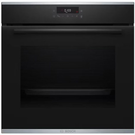 Forno da incasso Bosch HBA272BB0 , larghezza 59,4 cm, 71 L, pirolisi, sicurezza bambini, 7 tipi di riscaldamento