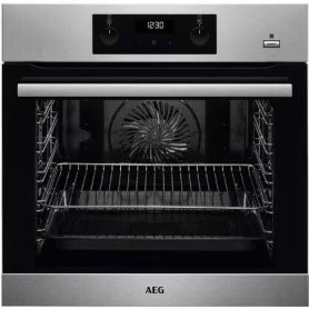 Forno da incasso AEG BGH 35501 VA con Flexirunner (BEB355020M + TR1LV), larghezza 60 cm, 71 L, manopola retrattile