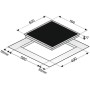 Piano cottura a induzione Exquisit EKI 601-2 , larghezza 59 cm, 4 zone cottura, sicurezza bambini