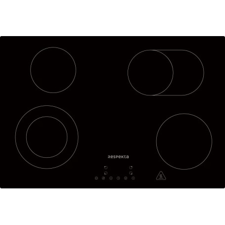 Piano cottura in vetroceramica Respekta KM7700-28 , larghezza 77 cm, TouchControl, display calore residuo