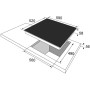 Amica KMI 754 000 C Piano cottura a induzione autosufficiente, larghezza 60 cm, tasti sensore, timer