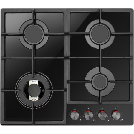 Amica KMG 734 060 S Piano cottura autosufficiente a gas, largo 59 cm, con vetroceramica, senza cornice