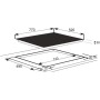 Piano cottura a induzione autosufficiente Exquisit EKI 802-19S , larghezza 77 cm, sicurezza bambini