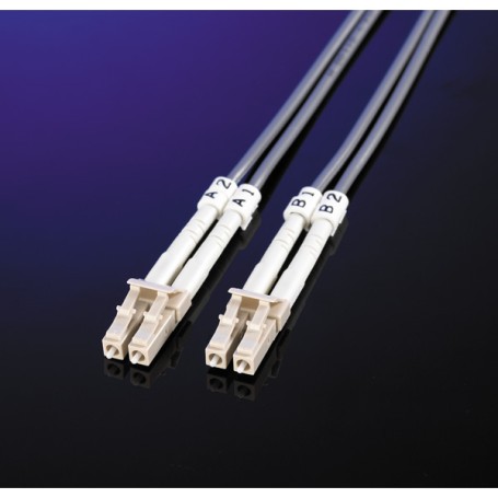 ROLINE Fibre Optic Jumper Cable, 50/125µm, LC/LC, OM3, turquoise 2 m cavo a fibre ottiche Turchese (RO21.15.8702)