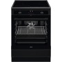 Fornello elettrico da libera installazione AEG CIB6499APB con piano a induzione nero opaco/A