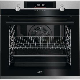 AEG BPE55526BM Serie 6000 Steambake® Forno multifunzione pirolitico cm. 60 - nero/inox antimpronta