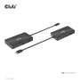CLUB3D CSV-1598 hub di interfaccia USB 3.2 Gen 2 (3.1 Gen 2) Type-C 10000 Mbit/s Nero