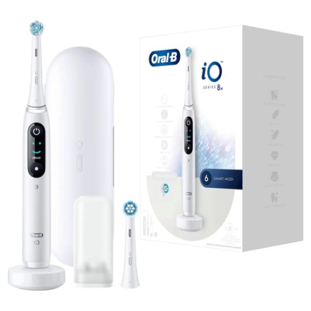 Oral-B iO Series 8N Adulto Spazzolino a vibrazione Bianco (408543)