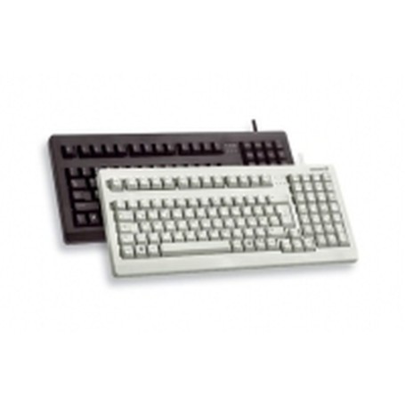 CHERRY 19" compact PC keyboard G80-1800 FR tastiera USB + PS/2 QWERTY Grigio (G80-1800LPCFR-0)
