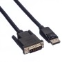 ROLINE 11.04.5772 cavo e adattatore video 2 m DisplayPort DVI Nero (RO11.04.5772)