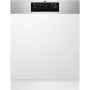AEG FEE7675APM Lavastoviglie semi-integrata da incasso cm 60 inox/A
