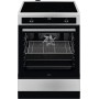 Forno elettrico da libera installazione AEG CIB6643BBM con piano a induzione acciaio inox/A