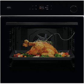 Forno AEG TR7PB63FSB con supporto vapore nero/A+