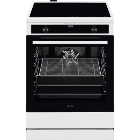 AEG CIB6644BBW forno elettrico da libera installazione con piano a induzione bianco/A