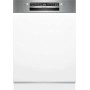 Bosch SMI4EVS08E 4 Lavastoviglie integrata parziale cm.60 - 14 coperti - frontale inox spazzolato