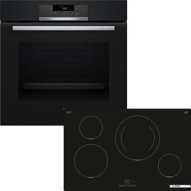 BOSCH HBD274FB86 - SET FORNO DA INCASSO, COMPOSTO DA: HBA171BB3 + PIE811BB5E