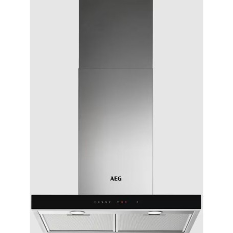 AEG DBE5660HB EEK: Cappa a parete A, larghezza 60 cm, 505 m³/h, 3 livelli di potenza + 1 livello intensivo
