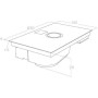 ELICA NIKOLATESLA SWITCH GLOW BL/A/83 - PRF0183880 - PIANO COTTURA A INDUZIONE CON ASPIRANTE, 83cm