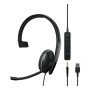 EPOS | SENNHEISER ADAPT 135T USB II Auricolare Cablato A Padiglione Ufficio USB tipo A Nero (1000900)