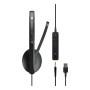 EPOS | SENNHEISER ADAPT 135T USB II Auricolare Cablato A Padiglione Ufficio USB tipo A Nero (1000900)