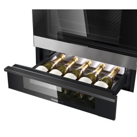 Dometic DrawBar 5C - cassetto per vino - frontale in vetro trasparente