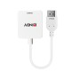 Lindy 38146 cavo e adattatore video HDMI tipo A (Standard) DisplayPort Bianco (38146)