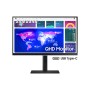 Samsung S24A600UCU 61 cm (24") 2560 x 1440 Pixel Wide Quad HD LCD Nero (LS24A600UCU) (LS24A600UCUXEN)