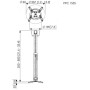 PPC1555 SUPPORTO A SOFFITTO SCOMP (7015554)