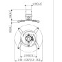 PPC1500 SUPPORTO SOFFITTO SCOMPARSA (7015014)