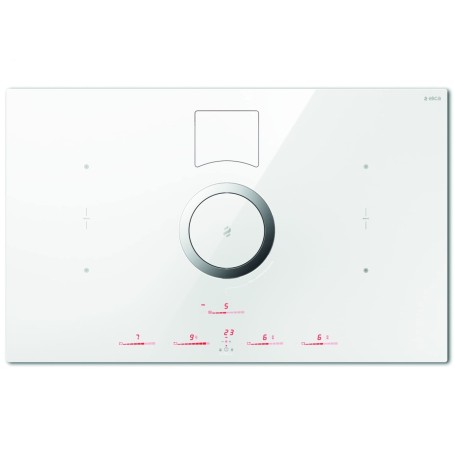 ELICA NIKOLATESLA SWITCH WH/F/83 - PRF0146213A - PIANO A INDUZIONE BIANCO CON ASPIRANTE, 83CM