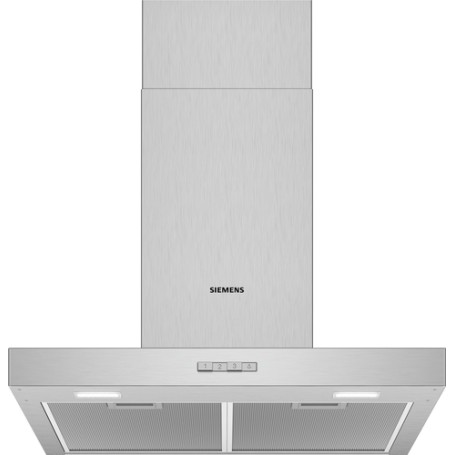 Siemens iQ100 LC64BBC50 cappa aspirante Cappa aspirante a parete Acciaio inossidabile 340 m³/h D (LC64BBC50)